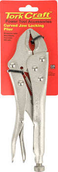 Tork Craft Plier Locking W/Curved Jaw 254Mm - DEFAULT TITLE