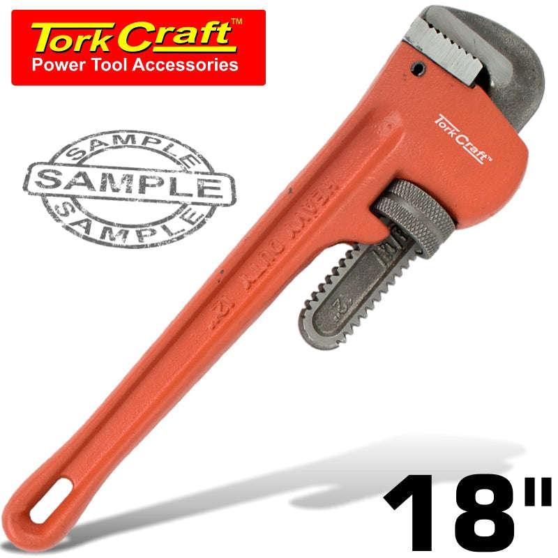 Tork Craft Pipe Wrench Heavy Duty 450Mm - DEFAULT TITLE