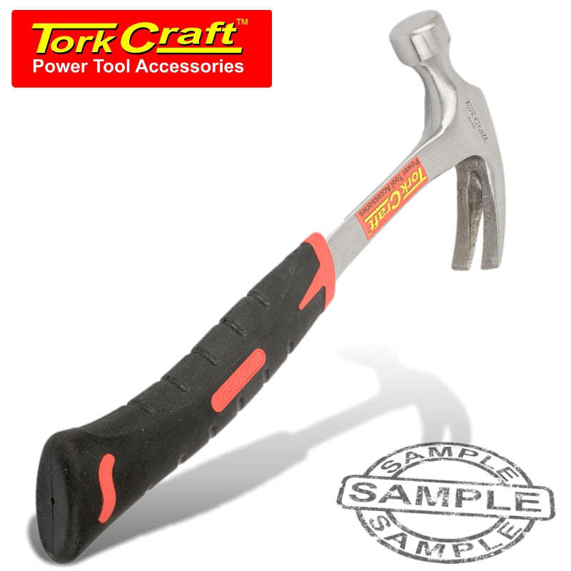Tork Craft Hammer Claw 450G (16Oz) All Steel With Ergonomic Grip & Full Pol Head - DEFAULT TITLE