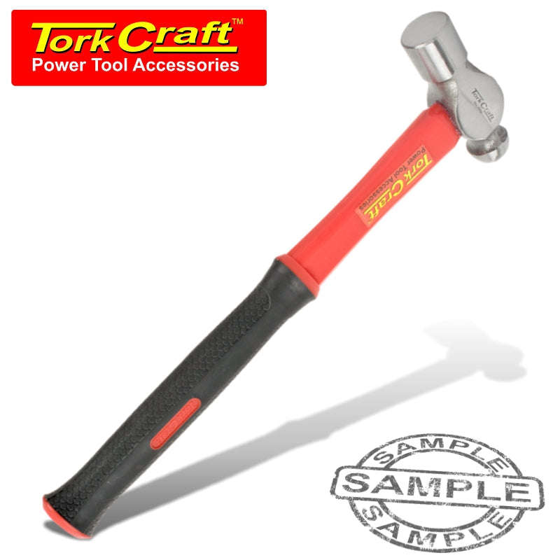 Tork Craft Hammer Ball Pein 450G (16Oz) Fibreglass Handle 310Mm & Full Pol Head - DEFAULT TITLE