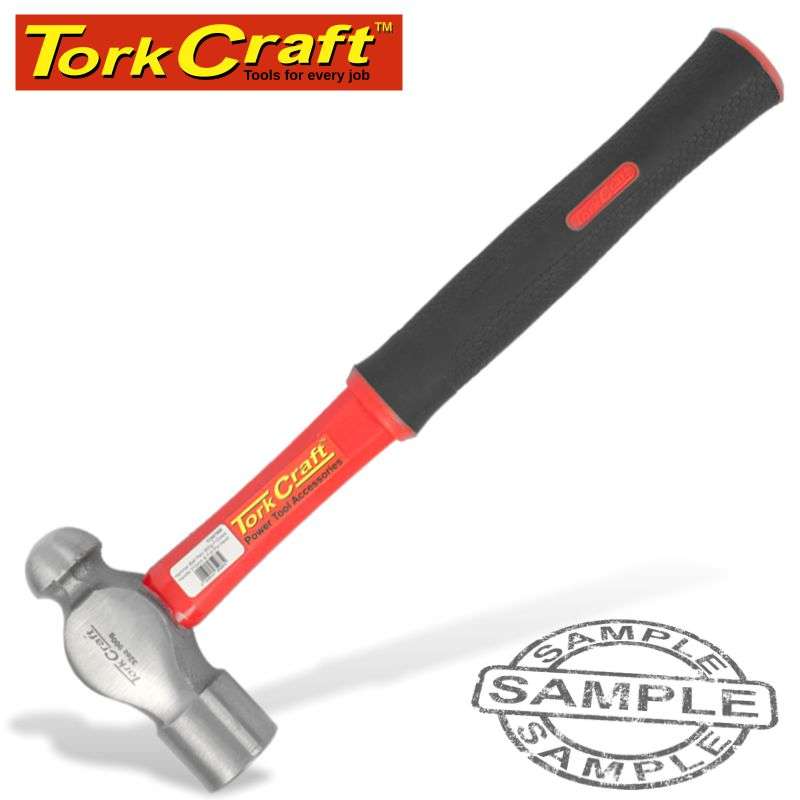 Tork Craft Hammer Ball Pein 900G (32Oz) Fibreglass Handle 310Mm & Full Pol Head - DEFAULT TITLE