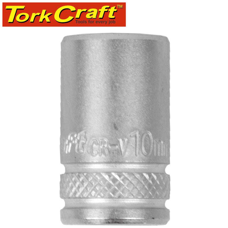 Tork Craft Socket 10Mm 1/4' Drive Crv 12 Point