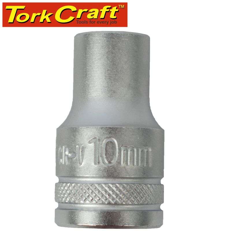 Tork Craft Socket 10Mm X 21.8Mm 1/2' Drive Crv 12 Point