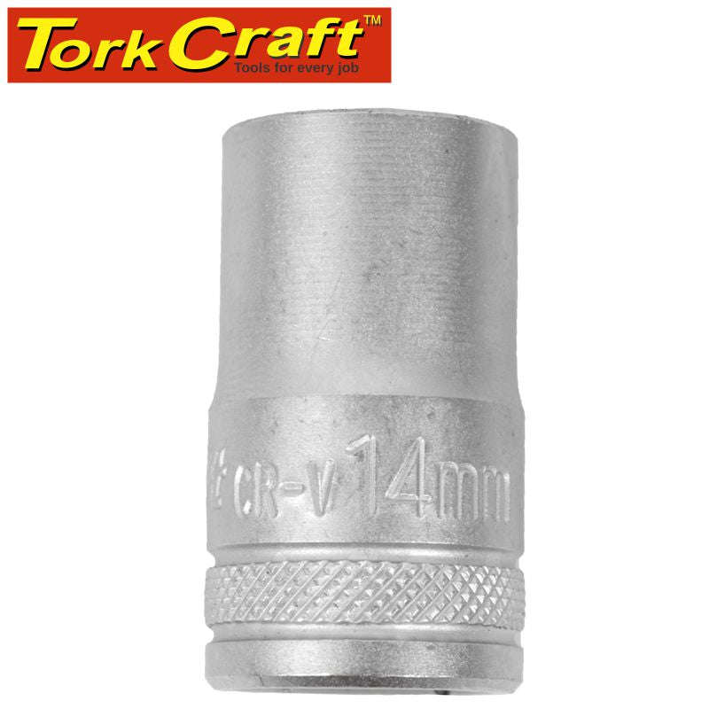 Tork Craft Socket 14Mm X 21.8Mm 1/2' Drive Crv 12 Point