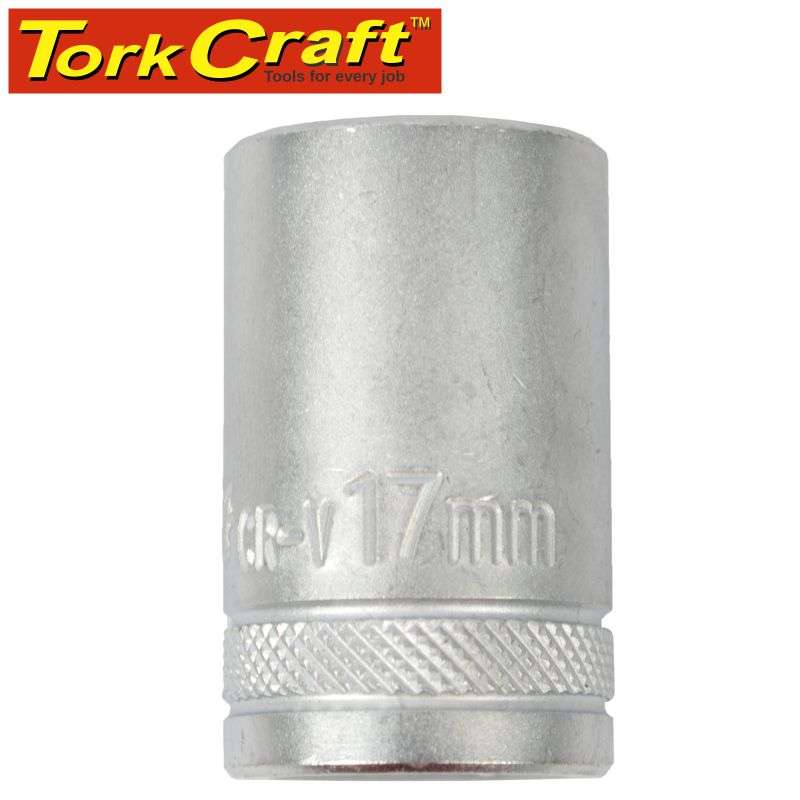 Tork Craft Socket 17Mm X 23.8Mm 1/2' Drive Crv 12 Point