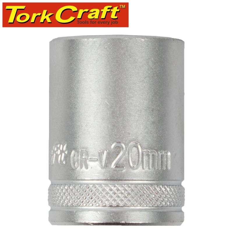 Tork Craft Socket 20Mm X 27.8Mm 1/2' Drive Crv 12 Point