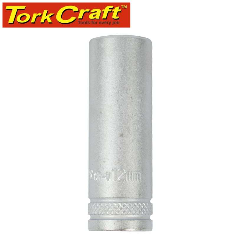 Tork Craft Socket 12Mm 1/4' Dr Deep Socket Crv 12 Point