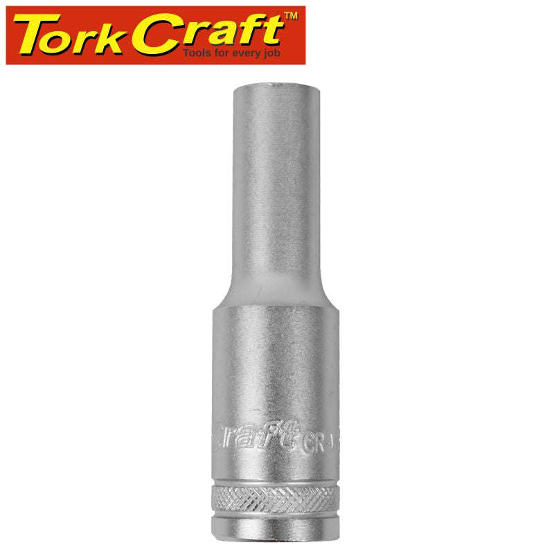 Tork Craft Socket 8Mm 1/2' Dr Deep Socket Crv 12 Point