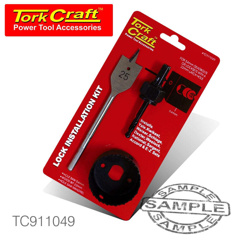 Special - Tork Craft Lock Installation Kit 3Pce - DEFAULT TITLE