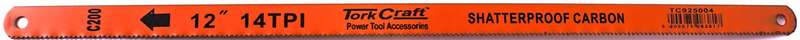 Tork Craft Hacksaw Blade Carbon Steel 14Tx300Mm - DEFAULT TITLE