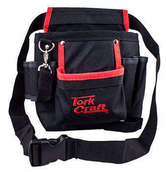 Tork Craft Nylon Tool Pouch Belt With 7 Pockets - DEFAULT TITLE