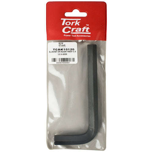 Tork Craft Allen Key Crv Black Finish 12 X 125 X 45Mm - DEFAULT TITLE