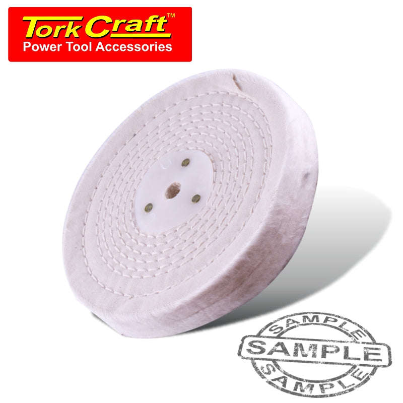 Tork Craft White Buff/Mop 150Mm X 2 Section 20Mm Thick - DEFAULT TITLE