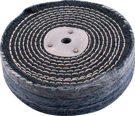 Tork Craft Colour Buff/Mop 150Mm X 3 Section X 30Mm Thick 1/2' Hole - DEFAULT TITLE