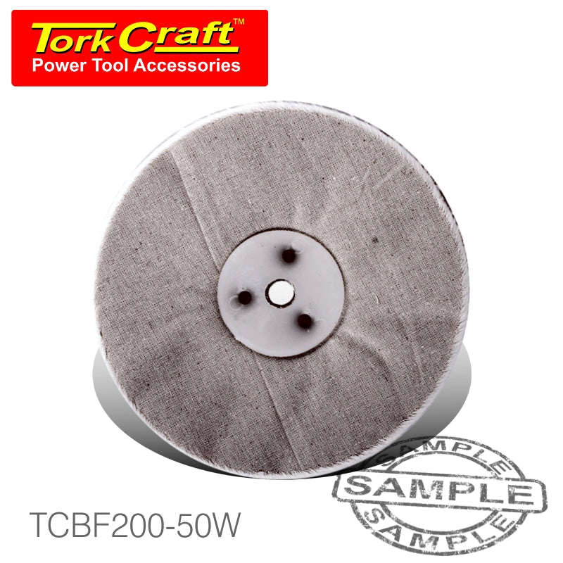Tork Craft White Buff/Mop Unstitched 200 X 50 Ply X 1/2' Hole - DEFAULT TITLE
