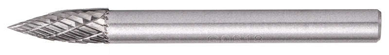 Tork Craft Rotary Burr Tungsten 6X18X6Mm Conical Curve - DEFAULT TITLE