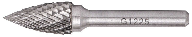 Tork Craft Rotary Burr Tungsten 12X25X6Mm Conical Curved - DEFAULT TITLE