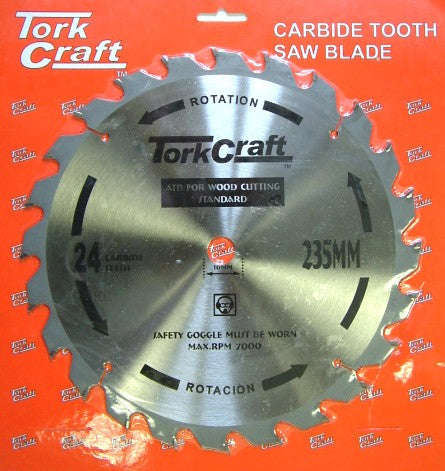 Tork Craft Blade Tct 235 X 24T 16Mm General Purpose Rip - DEFAULT TITLE
