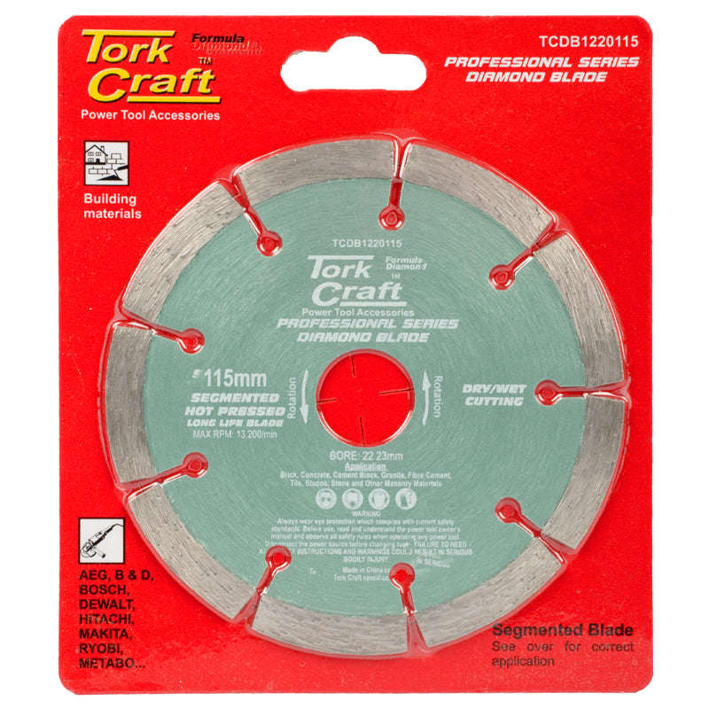 Tork Craft Dia.Bld.115Mm Segm.Hot Pressed - DEFAULT TITLE