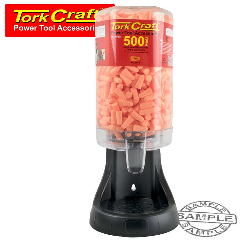 Tork Craft Ear Plug Dispenser C/W 500 Pairs Of Ear Plugs - DEFAULT TITLE