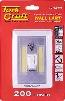 Special - Tork Craft Light Switch Led 200Lm - Use 4 X Aaa Batteries - DEFAULT TITLE