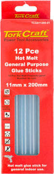 Tork Craft Glue Stick 11 X 200Mm 12Pc Hot Melt Gen. Purpose Eva 18000Cps - DEFAULT TITLE