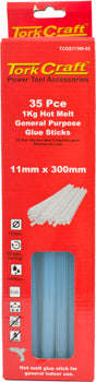 Tork Craft Glue Stick 11 X 300Mm 35Pc 1Kg Hot Melt Gen. Purpose Eva 18000Cps - DEFAULT TITLE