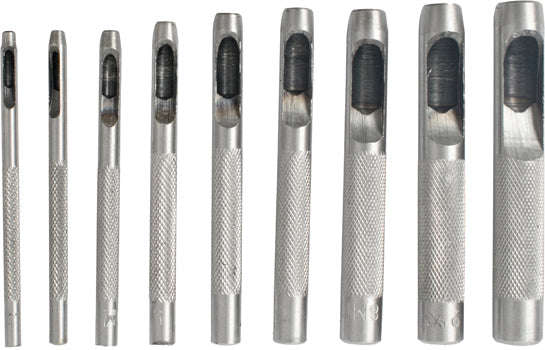 Tork Craft Hollow Punch Set 9 Pcs 2.5-10Mm - DEFAULT TITLE