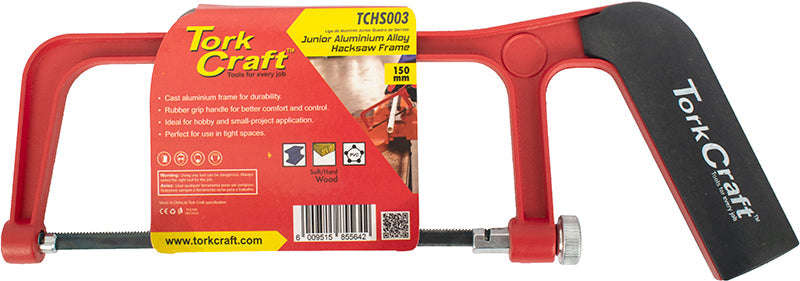 Tork Craft Aluminum Alloy Junior Hacksaw Frame 150Mm - DEFAULT TITLE
