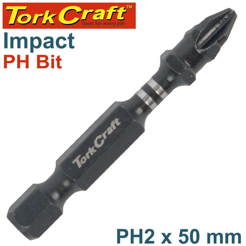 Tork Craft Impact Phil.2 X 50Mm Power Bit Bulk - DEFAULT TITLE