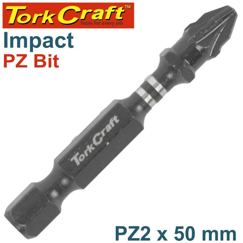 Tork Craft Impact Pozi.2 X 50Mm Power Bit Bulk - DEFAULT TITLE