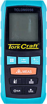 Tork Craft Laser Dist. Meter 0.2-60M Vol/Area/Min/Max/Pyth. Incl Aaa Batteries Pr - DEFAULT TITLE