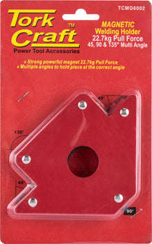 Tork Craft Magnetic Welding Holder 22.7Kg P/Force 45-90-135 Deg. Multi Angle - DEFAULT TITLE