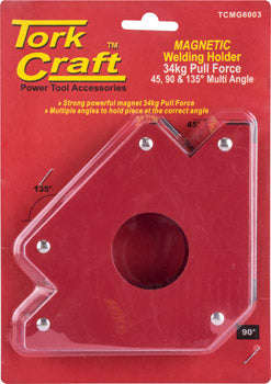 Tork Craft Magnetic Welding Holder 34Kg P/Force 45-90-135 Deg. Multi Angle - DEFAULT TITLE