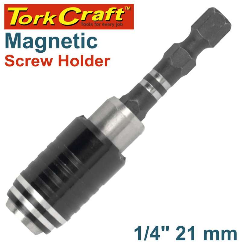 Tork Craft Magnetic Screw Holder 1/4' 21Mm Carded - DEFAULT TITLE