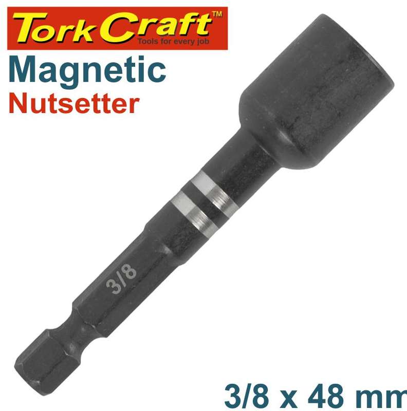 Tork Craft Magnetic Nutsetter 3/8 X 48Mm Carded - DEFAULT TITLE