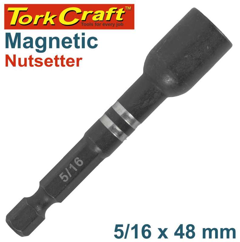 Tork Craft Magnetic Nutsetter 5/16 X 48Mm Carded - DEFAULT TITLE