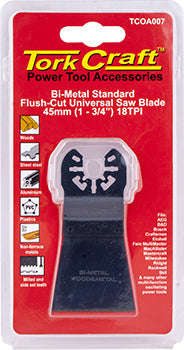 Tork Craft Quick Change Flush Cut Universal Saw Blade 45Mm(1-3/4')18Tpi - DEFAULT TITLE