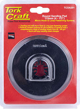 Tork Craft Quick Change  Base & Arbor 115Mm Hook And Loop Micro Sanding - DEFAULT TITLE