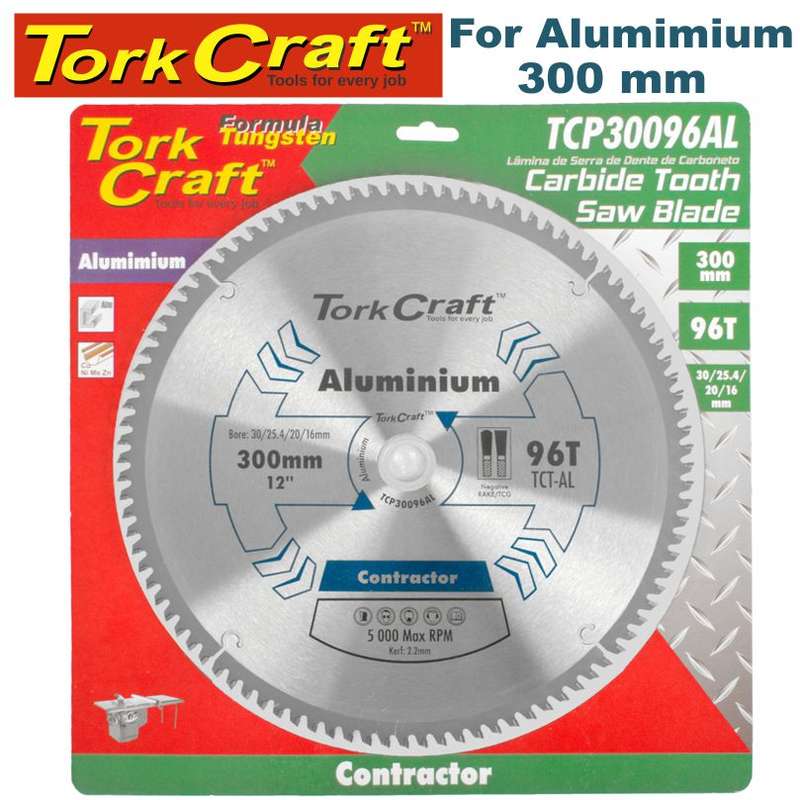 Tork Craft Blade Contractor Alum 300 X 96T 30/1/20/16 Circular Saw Tct - DEFAULT TITLE