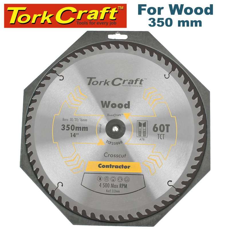 Tork Craft Blade Contractor 350 X 60T 30 Circular Saw Tct - DEFAULT TITLE