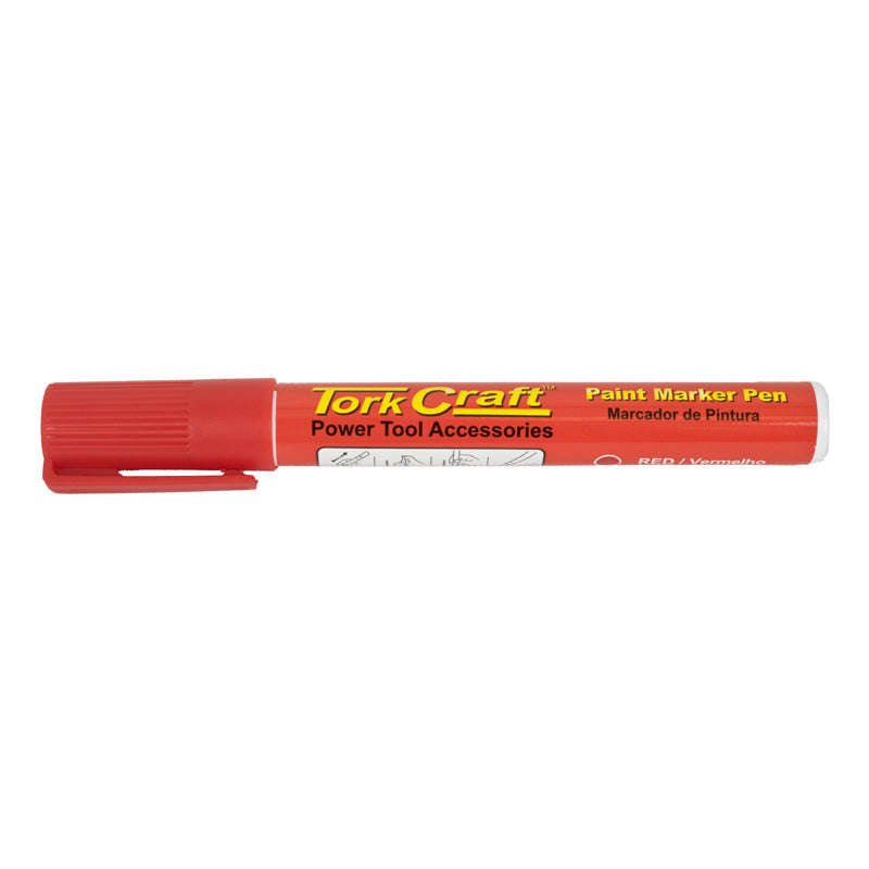 Tork Craft Paint Marker Pen 1Pc Bulk Red Bulk - DEFAULT TITLE