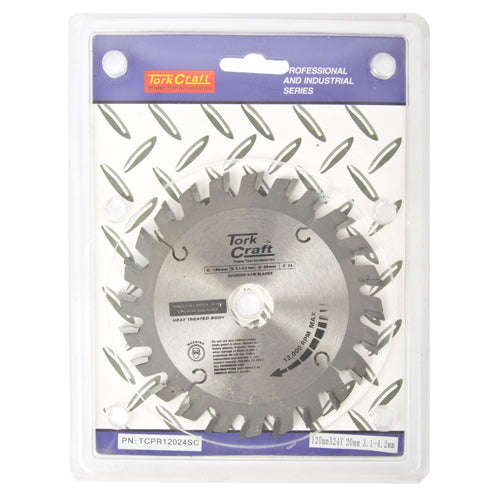 Tork Craft Blade Tct Scoring 120X24T 20Mm 3.1-4.2Mm Profesional Industrial - DEFAULT TITLE