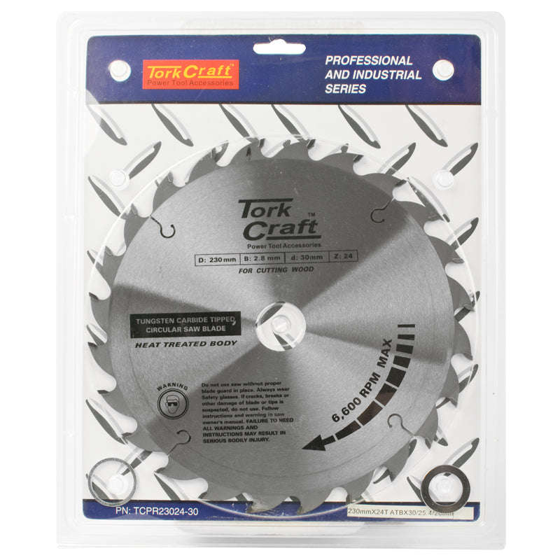 Tork Craft Blade Tct 230 X 24T 30/1/20 Atb Positive Profesional Industrial - DEFAULT TITLE