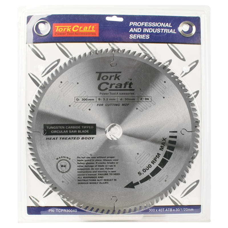 Tork Craft Blade Tct 300 X 40T 30/1/20  Atb Positive Profesional Industrial - DEFAULT TITLE