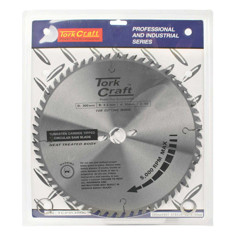 Tork Craft Blade Tct 300 X 60T 30/1/20 Atb Positive Profesional Industrial - DEFAULT TITLE
