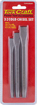 Tork Craft Cold Chisel 3Pc - DEFAULT TITLE