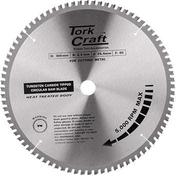 Tork Craft Tct Blade Steel Cutting. 300 X 80T 25.4 Bore - DEFAULT TITLE
