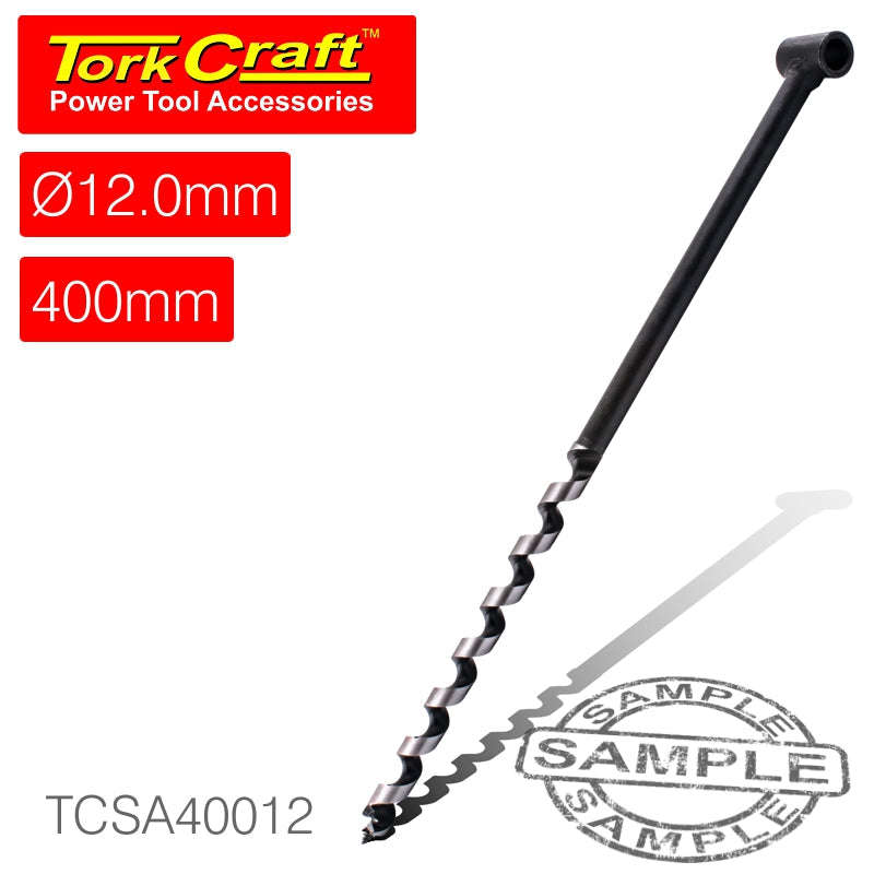 Tork Craft Scotch Eye Auger Bit 12Mm X 400Mm - DEFAULT TITLE