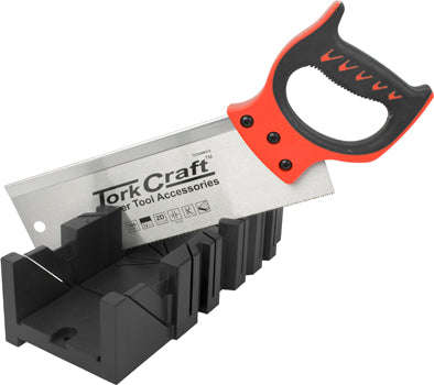 Tork Craft Back Saw Mitre Box Set Multi Angle 300Mm - DEFAULT TITLE